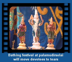 Pazhamudircholai Bathing Festival